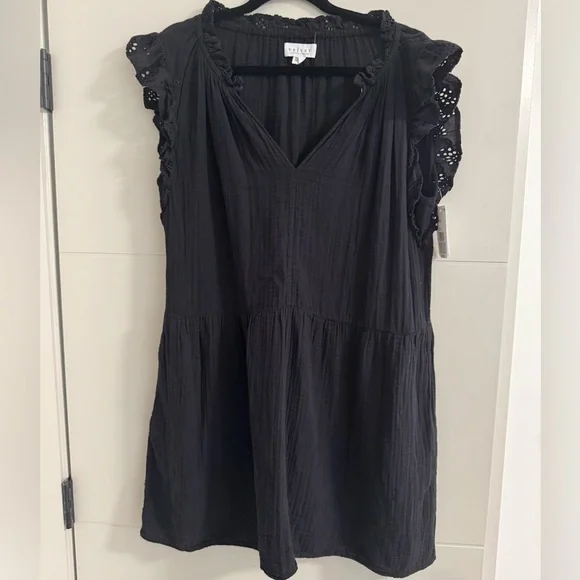 Velvet by Graham & Spencer Short Black Dress - Picture 4 of 10